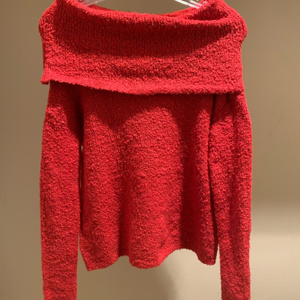 Plush off the shoulder top